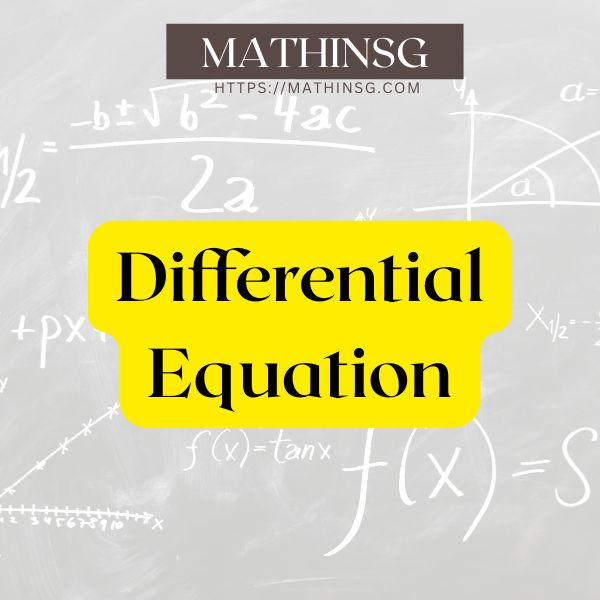 A Level H2 Math on- demand course on differential equation by MathinSG.com